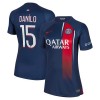 Maglia ufficiale Paris Saint Germain 2023-24 Danilo 15 Casa per Donna